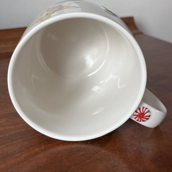 NEW Anthropologie Holifaye Stoneware Monogram Mug Letter J Christmas Coffee Cup - Picture 6 of 8